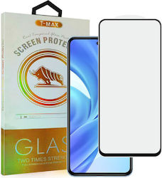 T-Max Full Face Tempered Glass Black Poco F4 GT T-Max Full Face Tempered Glass Black Poco F4 GT
