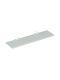 Verdi Omicron Wall Mounted Bathroom Shelf Glass 40x12.5x4.4cm White