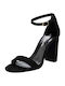 Sante Suede Women's Sandals Black