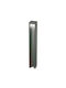 Ideal Lux Kurt Outdoor Floor Lamp Small Post 11W with Natural White Light IP54 Gray