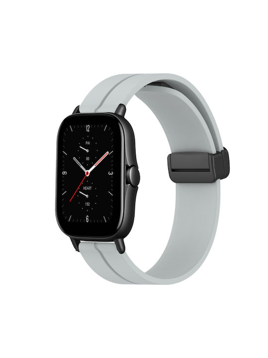 Каишка Силикон Сив (GTS / GTR42 / Watch3 41mm / Watch Active / Vivoactive 3) SYA002027003H