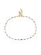 Excite-Fashion Bracelet Anklet Chain made of Steel Gold Plated