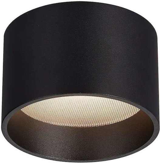 VK Lighting Deckenleuchte 11.5cm Schwarz mit Integrierter LED