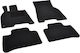 Rigum Set of Front and Rear Mats 4pcs for Mercedes-Benz EQE Mercedes-Benz EQE Black