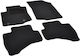 Rigum Set of Front and Rear Mats 4pcs for Toyota Aygo II Black