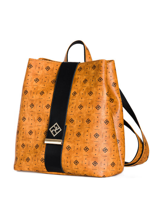 Pierro Accessories Дамска Чанта Раница Тютюнева
