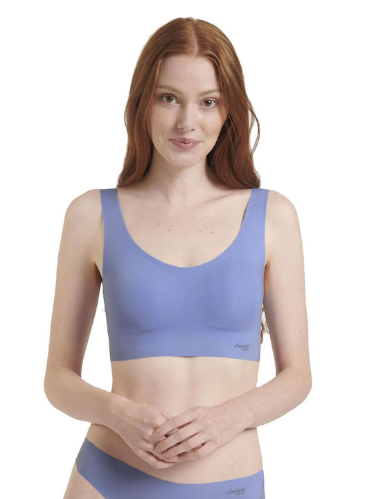 Sloggi Zero Feel Ex Women's Bra without Padding Light Blue