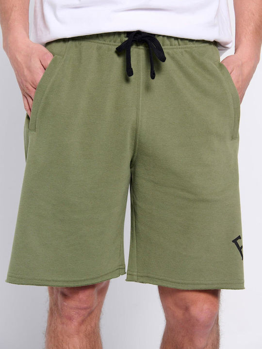 Funky Buddha Men's Athletic Shorts Khaki