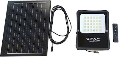 V-TAC Wasserdicht Solar LED Flutlicht 20W Kaltweiß mit Fernbedienung IP65