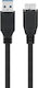 Goobay Regular USB 3.0 to micro USB Cable Μαύρο 1.8m (66026)