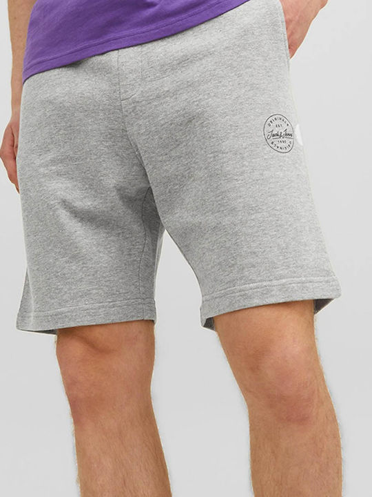 Jack & Jones Men's Athletic Shorts Light Grey Melange