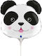 Ballon Folie Weiß Panda 35cm