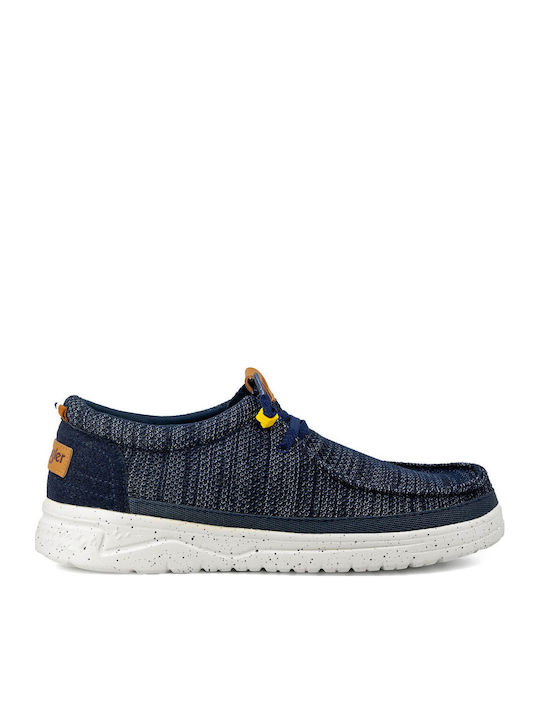 Makena Knit Men's Moccasins Blue