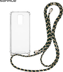 Sonique Armor Back Cover Σιλικόνης με Λουράκι R...