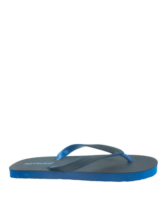 Mitsuko Frauen Flip Flops in Blau Farbe