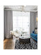 My Home Luxury Verdunkelungsvorhang mit Bleistiftfalten Grau 270x280cm