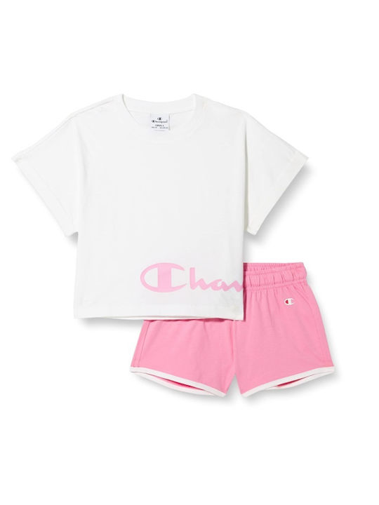 Champion Комплект Лято 2бр Бял