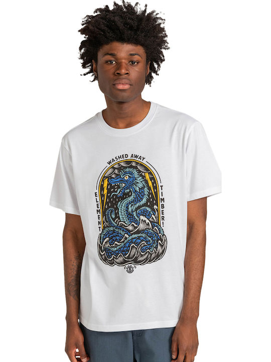 Element From The Deep Tricou Alb