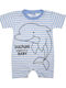 Pretty Baby Body pentru Bebeluși Mâneca scurta Albastru deschis