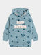 Kids Sweatshirt with Hood Blue -MIX
