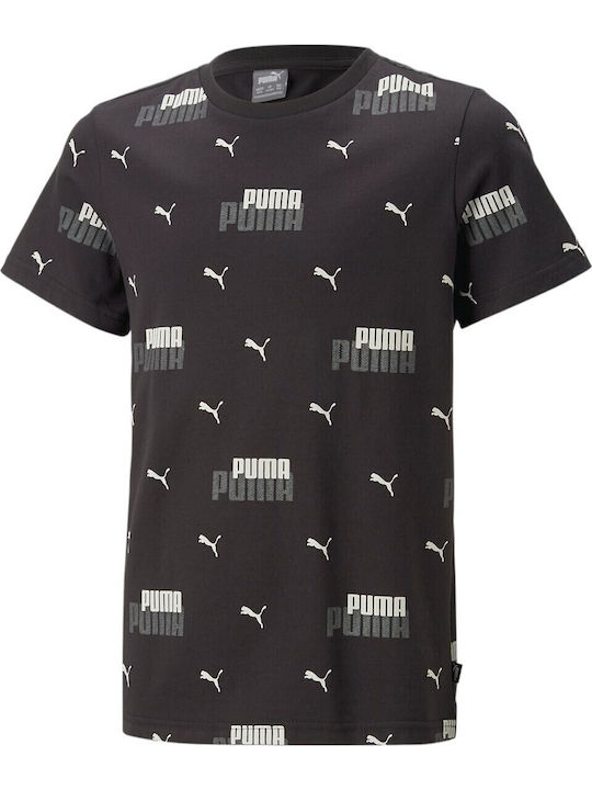 PUMA Herrenblusen Kurzarm T-Shirt Schwarz