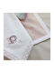 Nima Nuage Cotton Shoulder Burp Cloths Pink 30x30cm. 2pcs