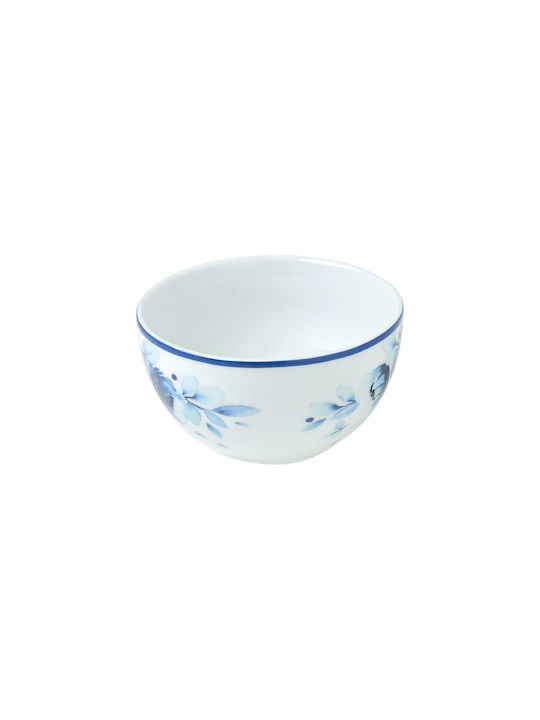 Estia Blue Rose Porcelain Serving Bowl Blue with Diameter 14cm 1pcs