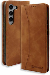 Bodycell Synthetic Leather Book Brown (Galaxy S23)