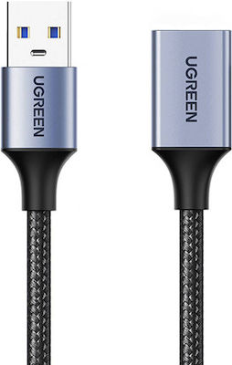 Ugreen USB 3.0 Cablu USB-A de sex masculin - USB-A femelă Negru 2m 28258