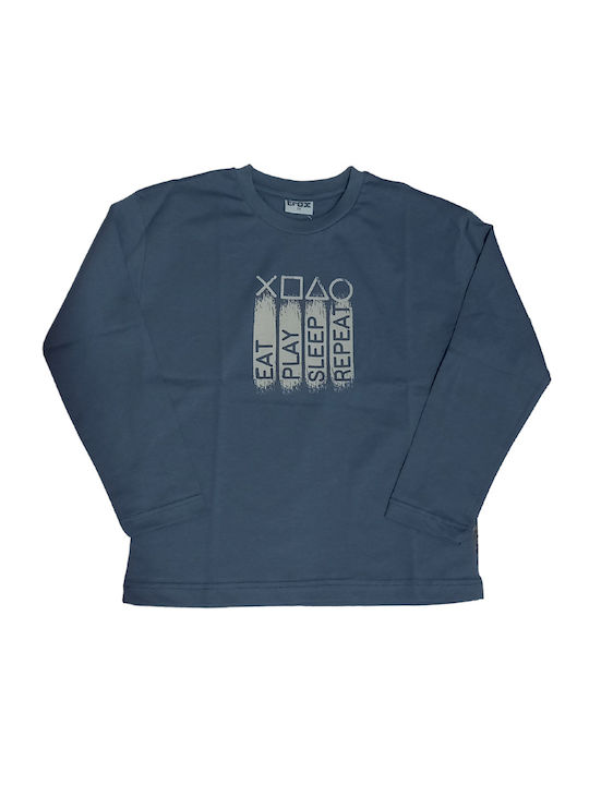 Trax Kids Blouse Long Sleeve Blue