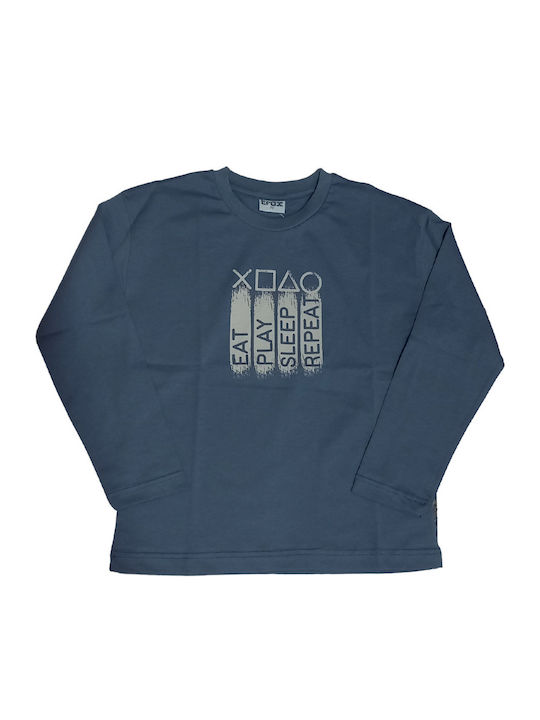 Kids' Shirt Long Sleeve Blue