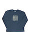 Kids' Shirt Long Sleeve Blue