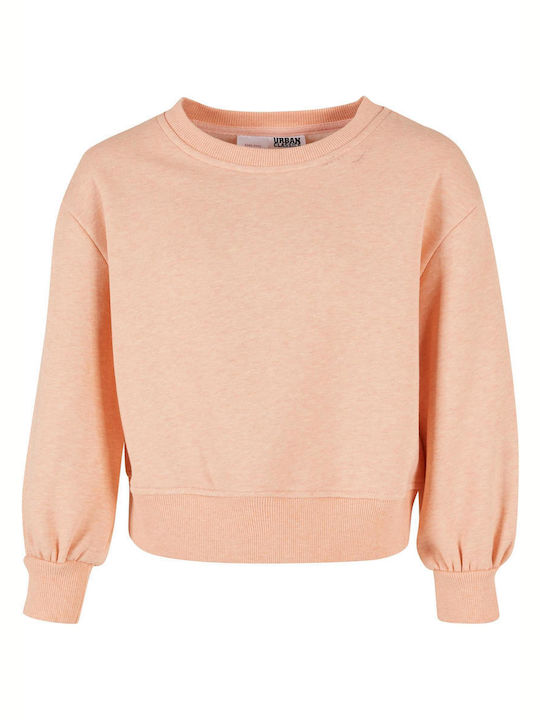 Urban Classics Kids Cropped Sweatshirt Pink