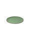 Estia Terra Plate Desert made of Porcelain Green with Diameter 21cm
