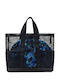 Desigual Fabric Beach Bag Black