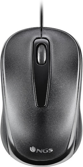 NGS Easy Delta Wired Ergonomic Mouse Black