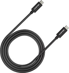 Canyon USB 4 Cable USB-C male - USB-C male 240W Μαύρο 1m (CNS-USBC44B)