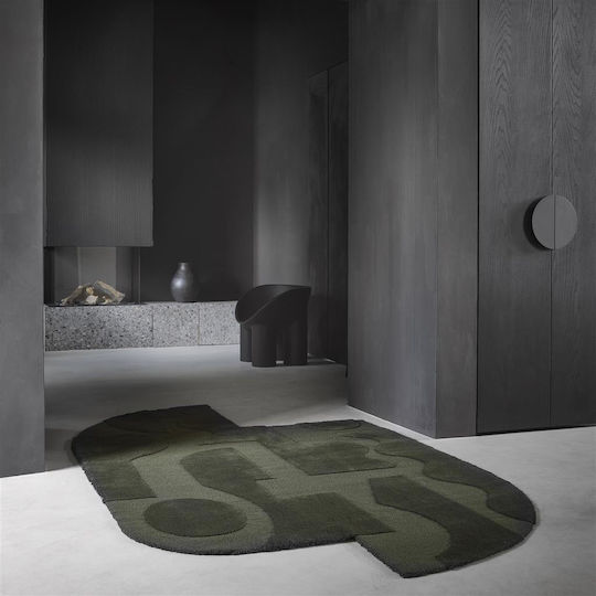 Brink & Campman 121107 Covor Rectangular Din lână Pădure verde