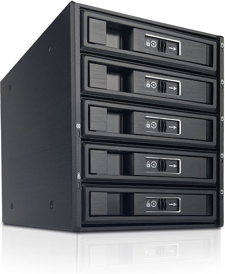 Fantec BP-T3151-12G/6G Backplane για 5x 3.5/2.5" Μαύρο (2526)