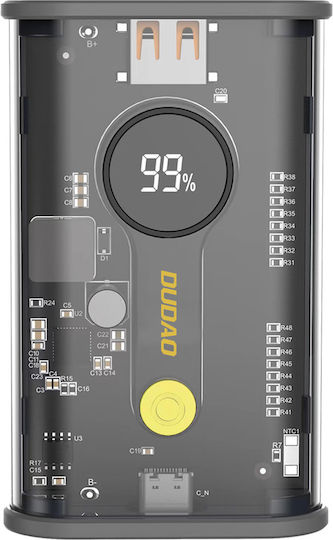 Dudao K16 Pro Power Bank 20000mAh 22.5W με Θύρα USB-A και Θύρα USB-C Power Delivery Μαύρο