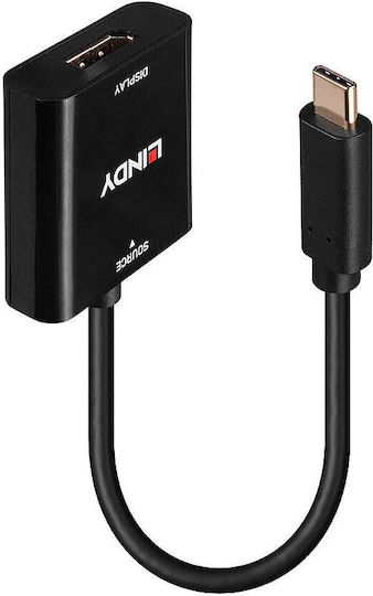 Lindy Μετατροπέας USB-C male σε DisplayPort female (43269)
