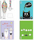 Next Spiral Notebook Ruled A4 105 Sheets 3 Subjects Funny 1pcs (Μiscellaneous colours)