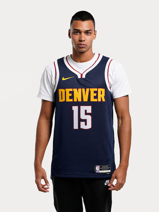NBA Swingman Denver Nuggets Icon Edition 2022/23 Nikola Jokic Ανδρική Φανέλα Εμφάνισης Μπάσκετ