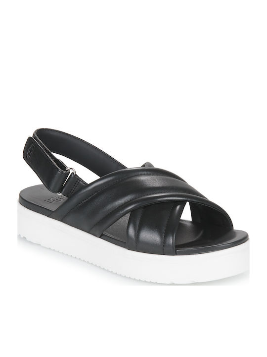 UGG Zayne Δερμάτινα Γυναικεία Σανδάλια Flatform...
