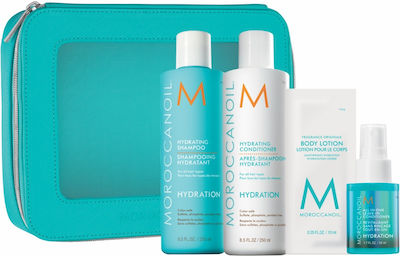 Moroccanoil Hydration Spring 2023 Set de îngrijire a părului cu Șampon și Balsam 3buc