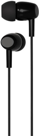 XO EP50 In-ear Handsfree με Βύσμα 3.5mm Μαύρο