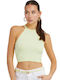 Guess Top de Damă de Vară Crop fără Mâneci Verde