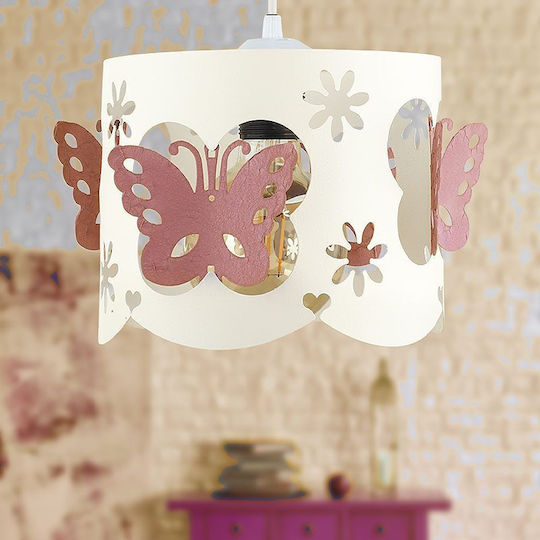 Megapap Papilia Hängelampe Rosa 20x20x60cm Megapap Papilia Hängelampe Rosa 20x20x60cm