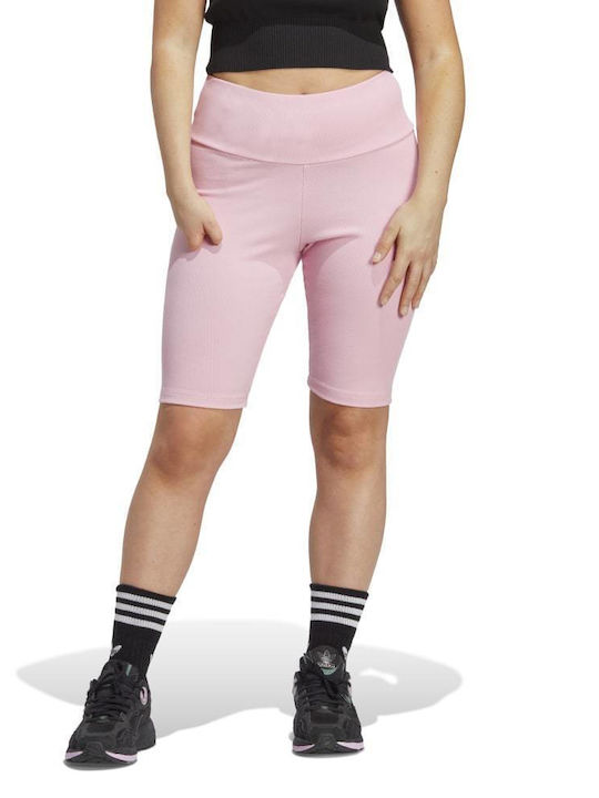 Adidas Essentials Γυναικείο Ποδηλατικό Κολάν Ψηλόμεσο Ροζ
