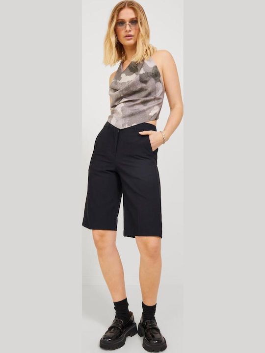 Jack & Jones Γυναικεία Βερμούδα Τζιν Μαύρη